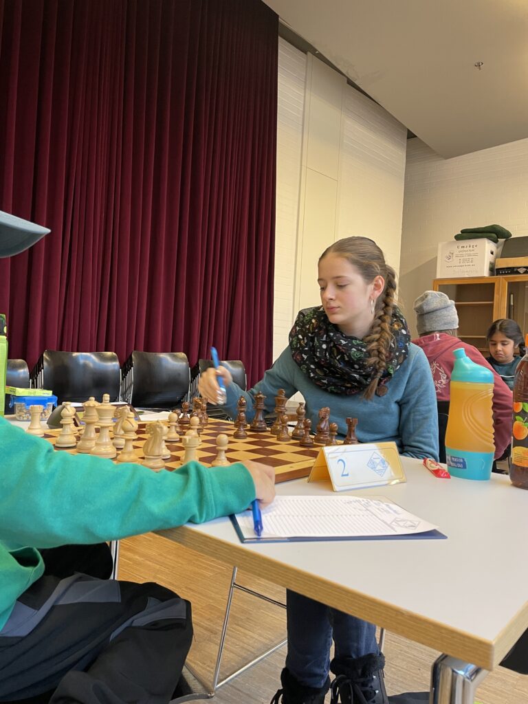  Marlene Prokscha mit der Französischen Verteidigung.