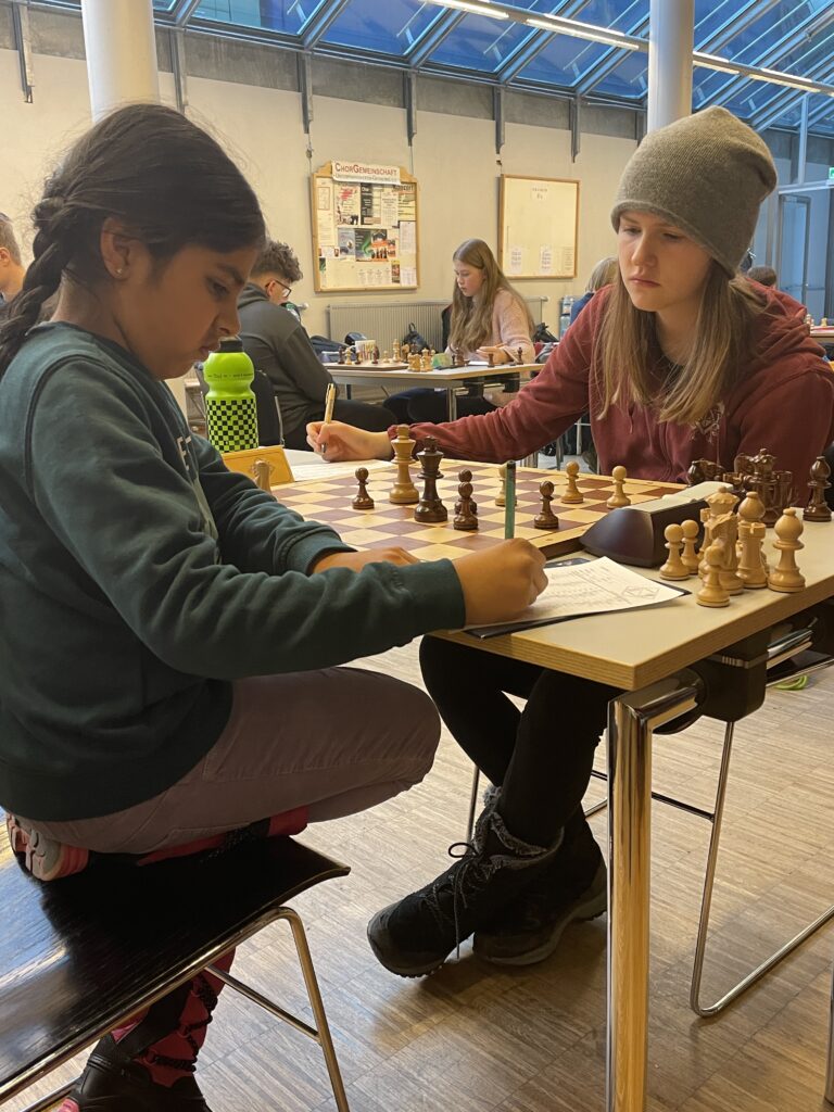 Svea Jannicke mit bereits gewonnener Partiestellung